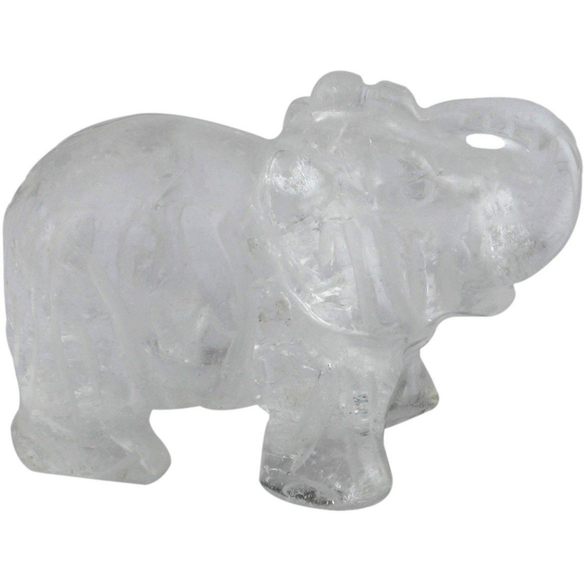 Winmaarc Healing Crystal Guardian Rock Quartz Elephant Pocket Stone Figurines Carved Gemstone 2