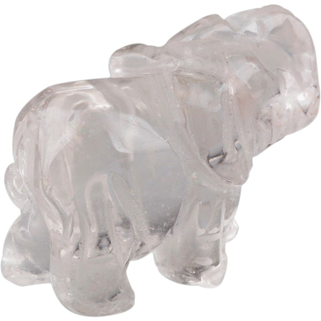 Winmaarc Healing Crystal Guardian Rock Quartz Elephant Pocket Stone Figurines Carved Gemstone 2
