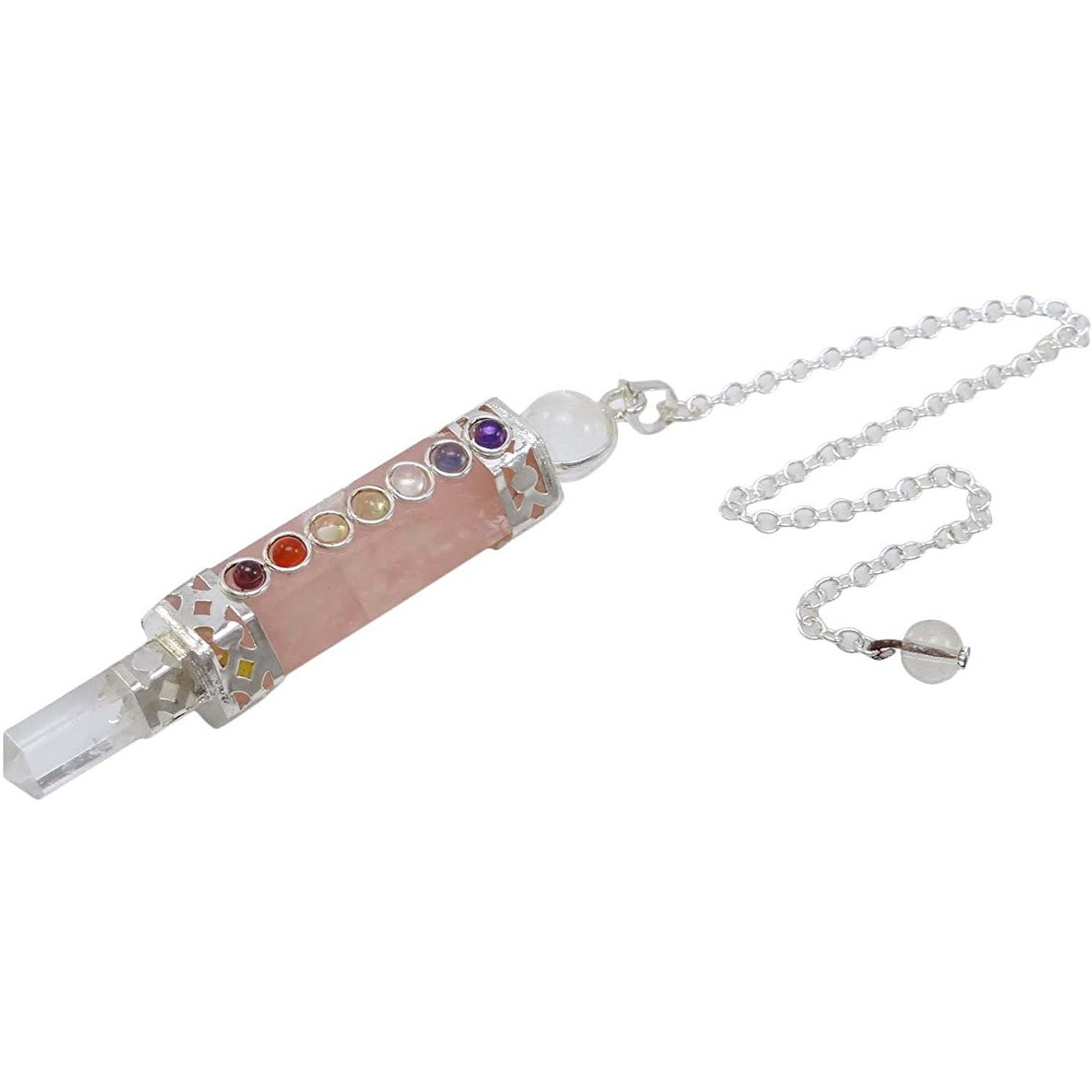 Winmaarc 7 Chakra Pendulum Wand Dowsing Energy Generator Reiki Healing Crystal Spiritual Gift