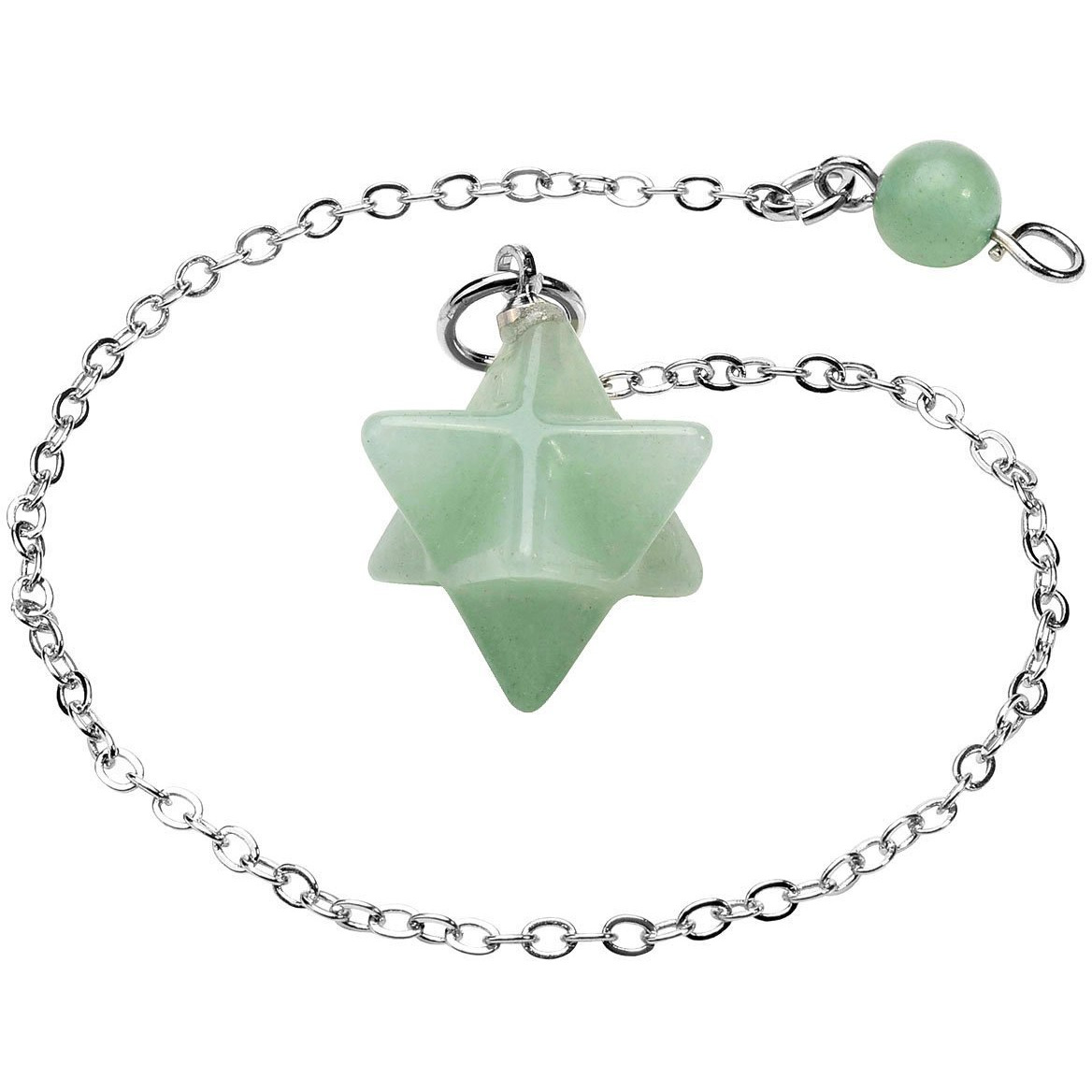 Winmaarc Healing Crystal Merkaba Pendant Dowsing Pendulum Reiki Balancing Powerful Deflector