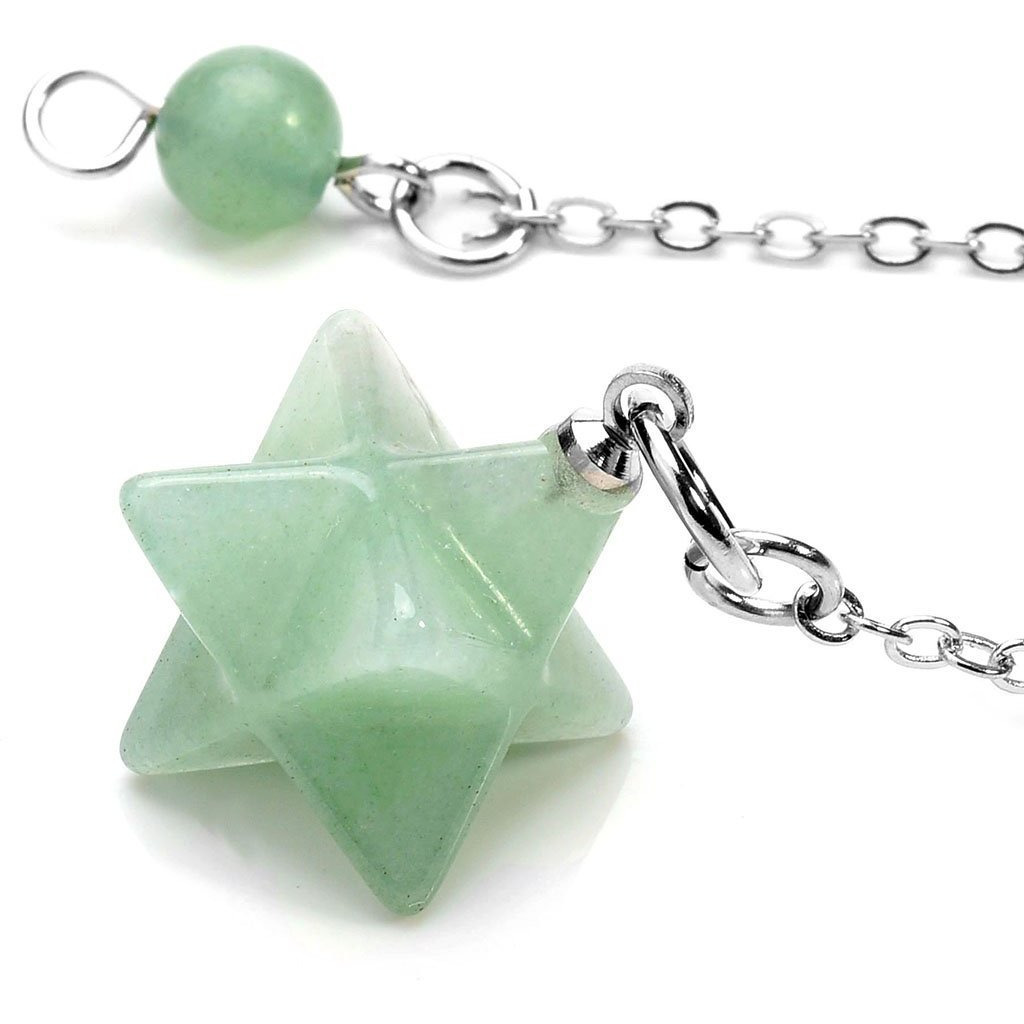 Winmaarc Healing Crystal Merkaba Pendant Dowsing Pendulum Reiki Balancing Powerful Deflector