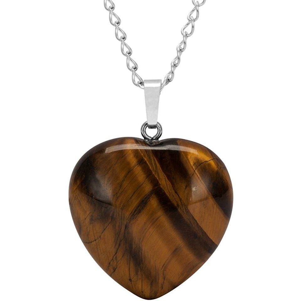 Winmaarc Natural Healing Gemstone Reiki Chakra 18-20 Inch Gemstone Pendant Necklace Gift
