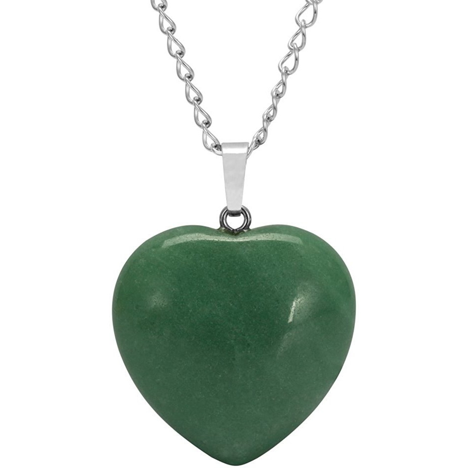 Winmaarc Natural Healing Gemstone Reiki Chakra 18-20 Inch Gemstone Pendant Necklace Gift