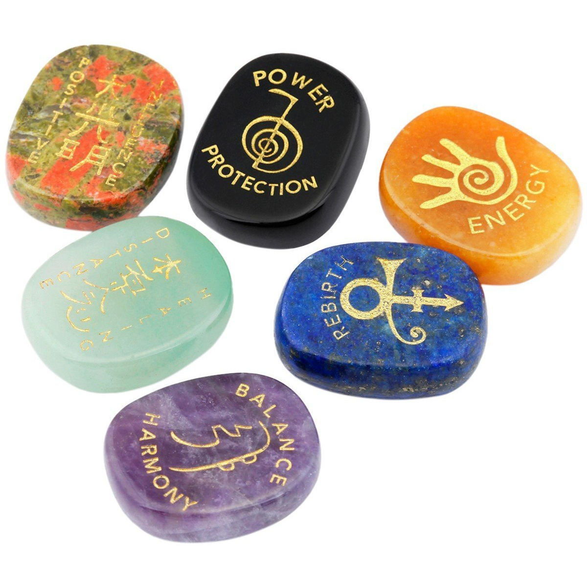 Buy Online Winmaarc Healing Crystal 6 Pcs Mixed 7 Chakra Stones Palm Stone Reiki Balancing Zifiti Com Buy Online Winmaarc Healing Crystal 6 Pcs Mixed 7 Chakra Stones Palm Stone Reiki Balancing Zifiti Com