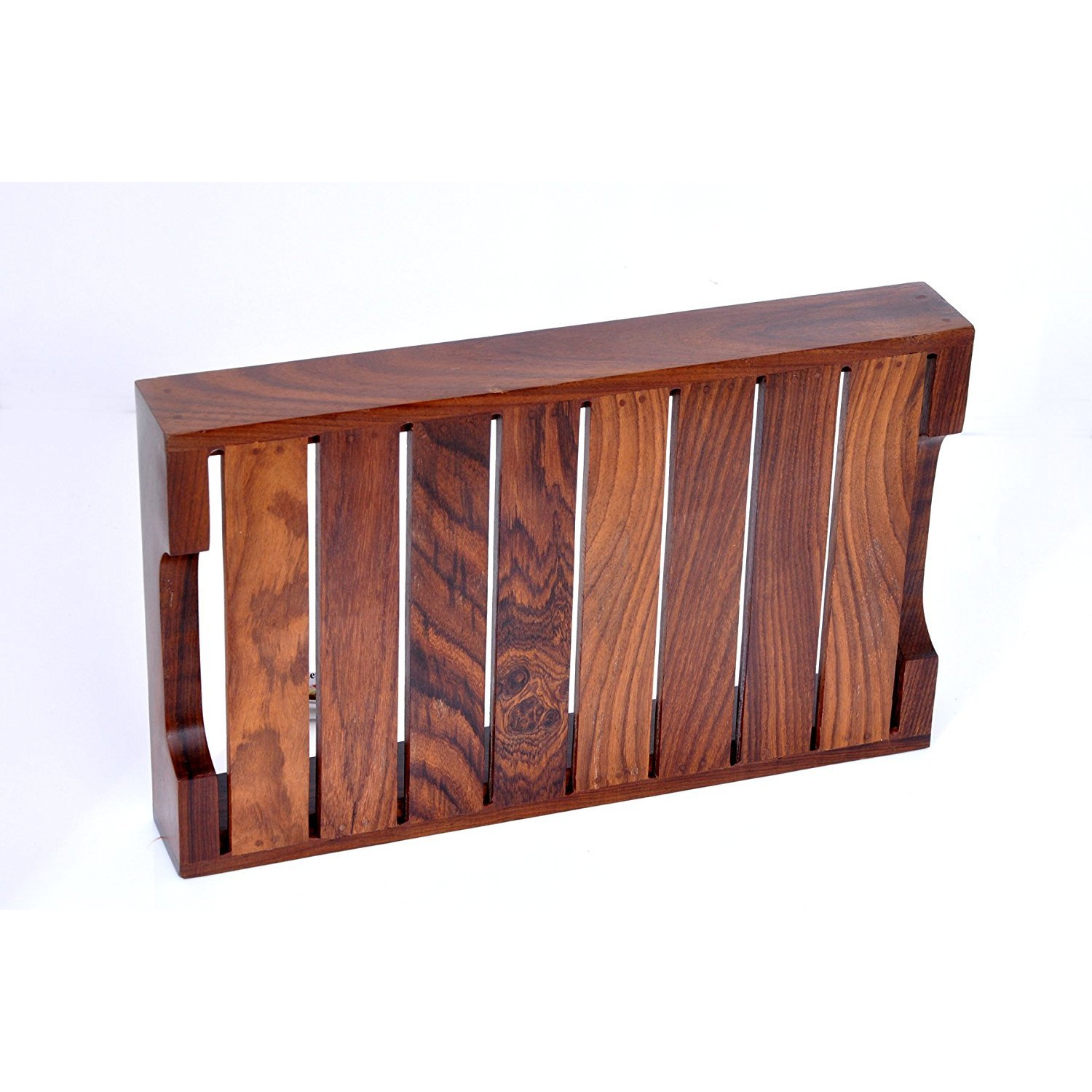 Winmaarc Handmade Wooden Serving Tray for Dining Tableware, Table Dcor, Kitchen Serveware Accessory, Breakfast Coffee Tray, Butler Serving Trays 10x6 inch