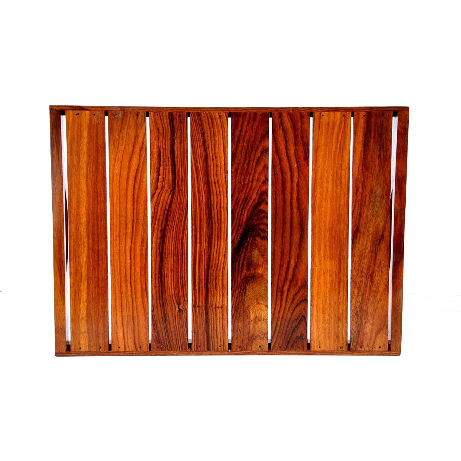 Winmaarc Handmade Wooden Serving Tray for Dining Tableware, Table Dcor, Kitchen Serveware Accessory, Breakfast Coffee Tray, Butler Serving Trays 15x12.5 inch