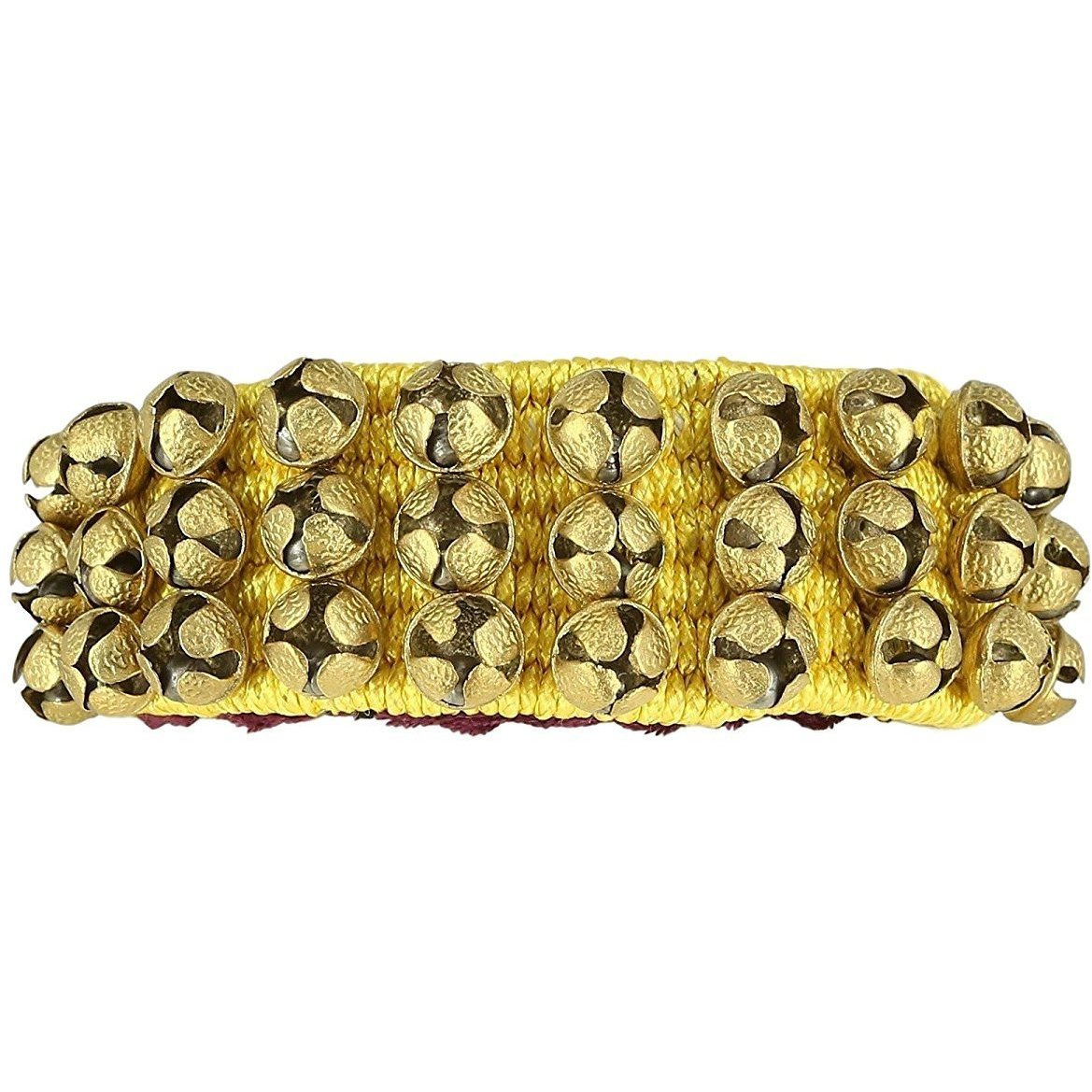 Winmaarc Handmade Indian Classical Ghungroo Dance Accessories Bharatnatyam, Kuchipudi, Odissi Ghungru For Dancers Feet (30 bells + 30 bells)