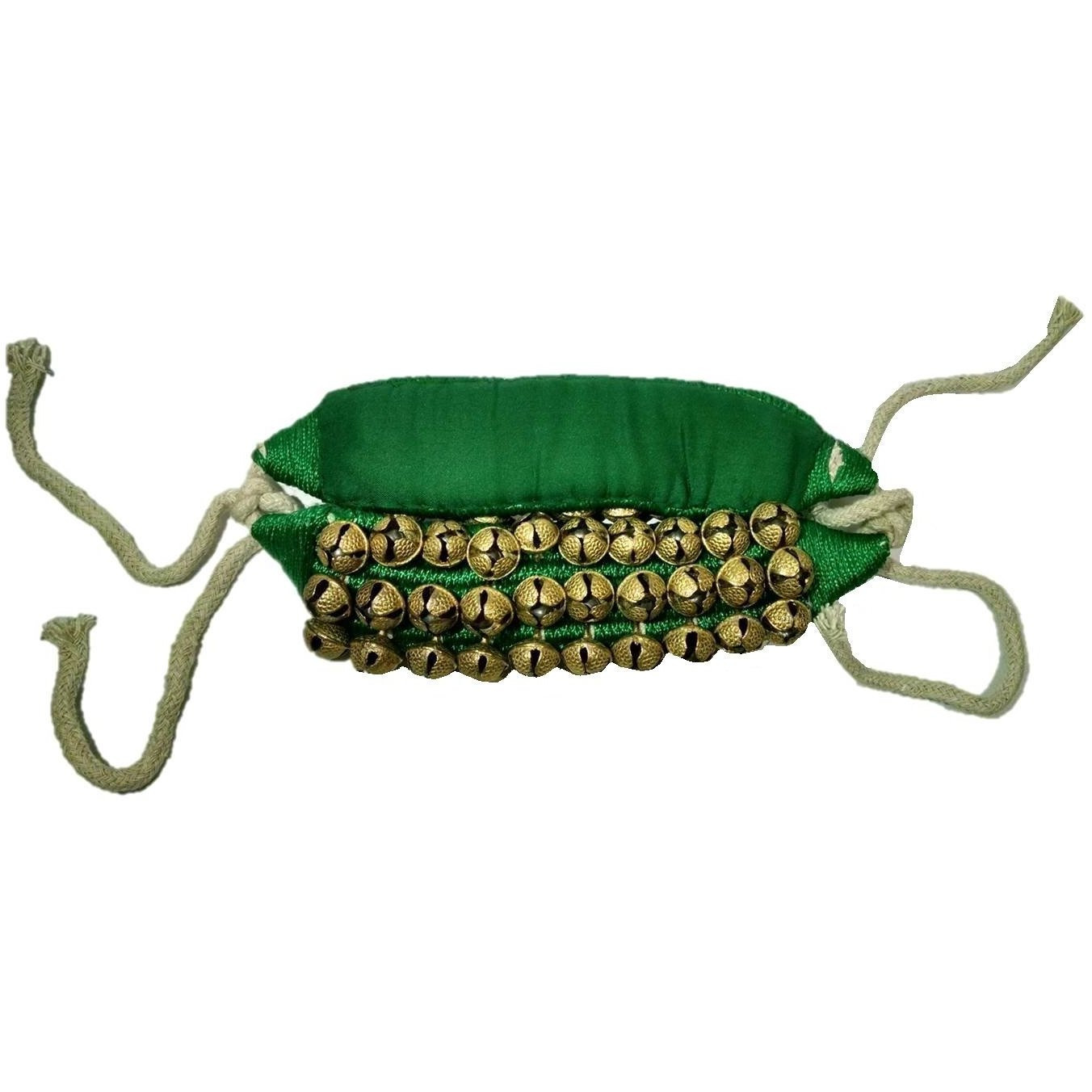 Winmaarc Handmade Indian Classical Ghungroo Dance Accessories Bharatnatyam, Kuchipudi, Odissi Ghungru For Dancers Feet (30 bells + 30 bells)