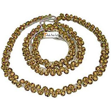 Prisha India Craft Kathak Ghungroo Pair, (100+100) (16 No. Ghungroo) Big Bells