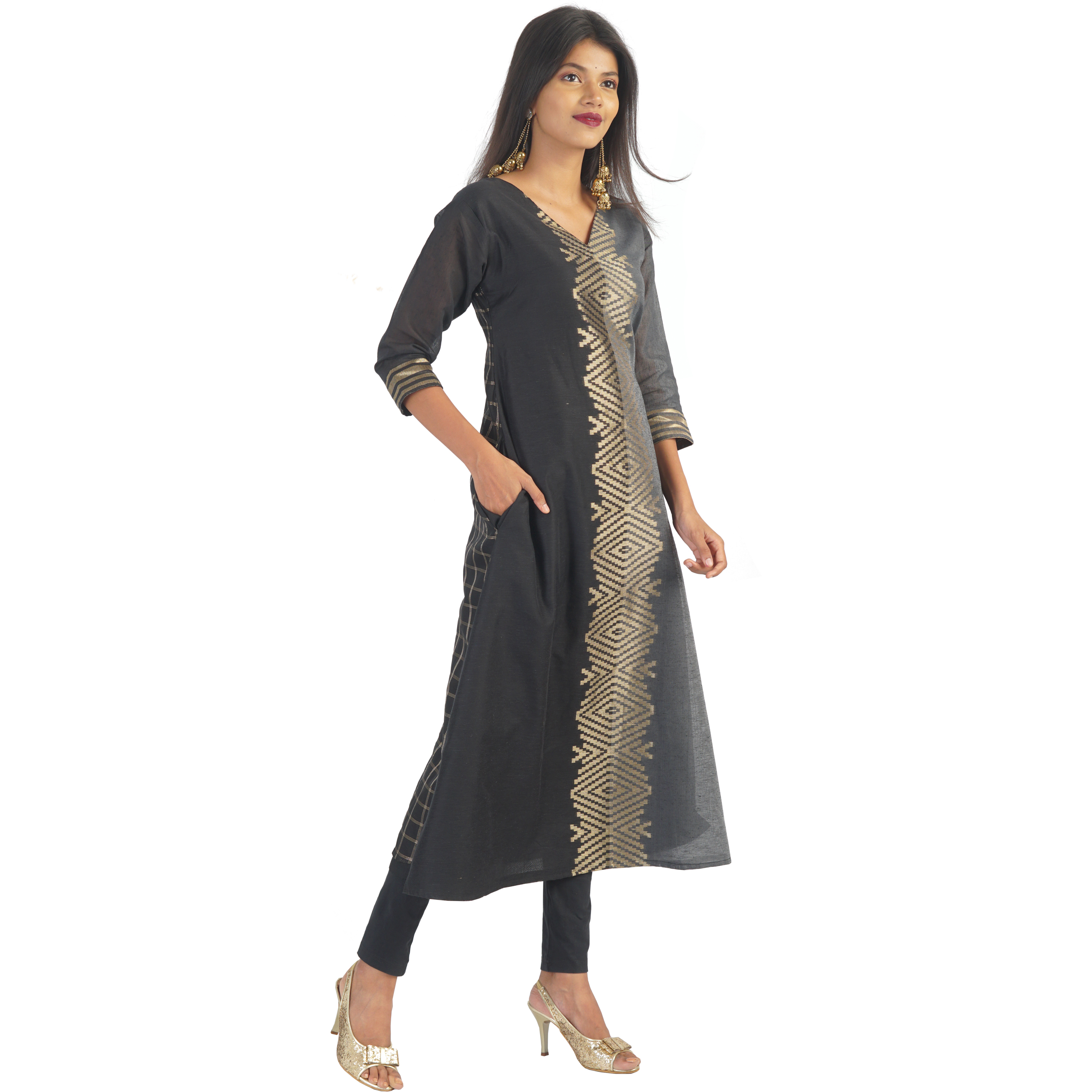 Pink Flamingo Clothing After Dark Reversible Kurta M (Size Medium)