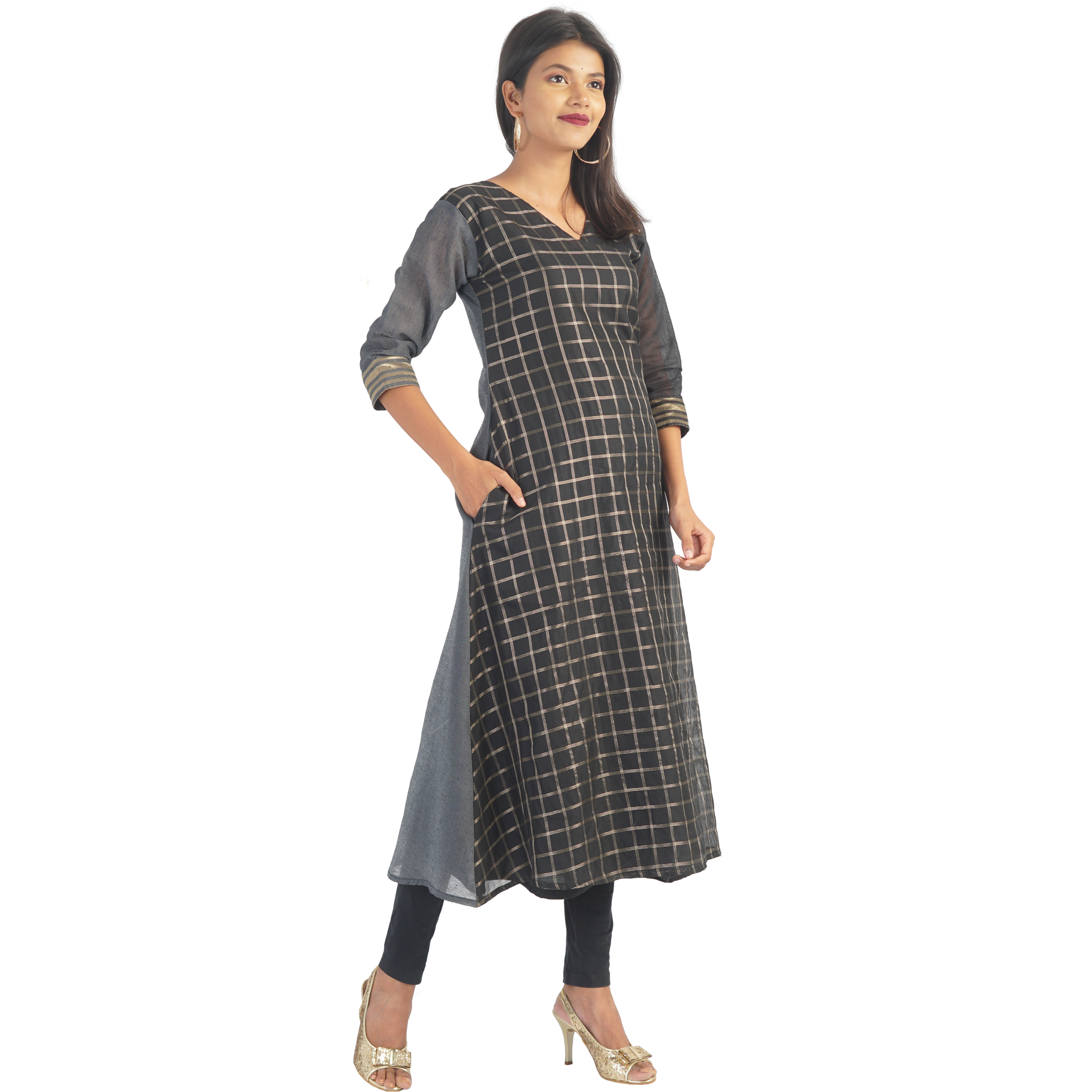 Pink Flamingo Clothing After Dark Reversible Kurta M (Size Medium)