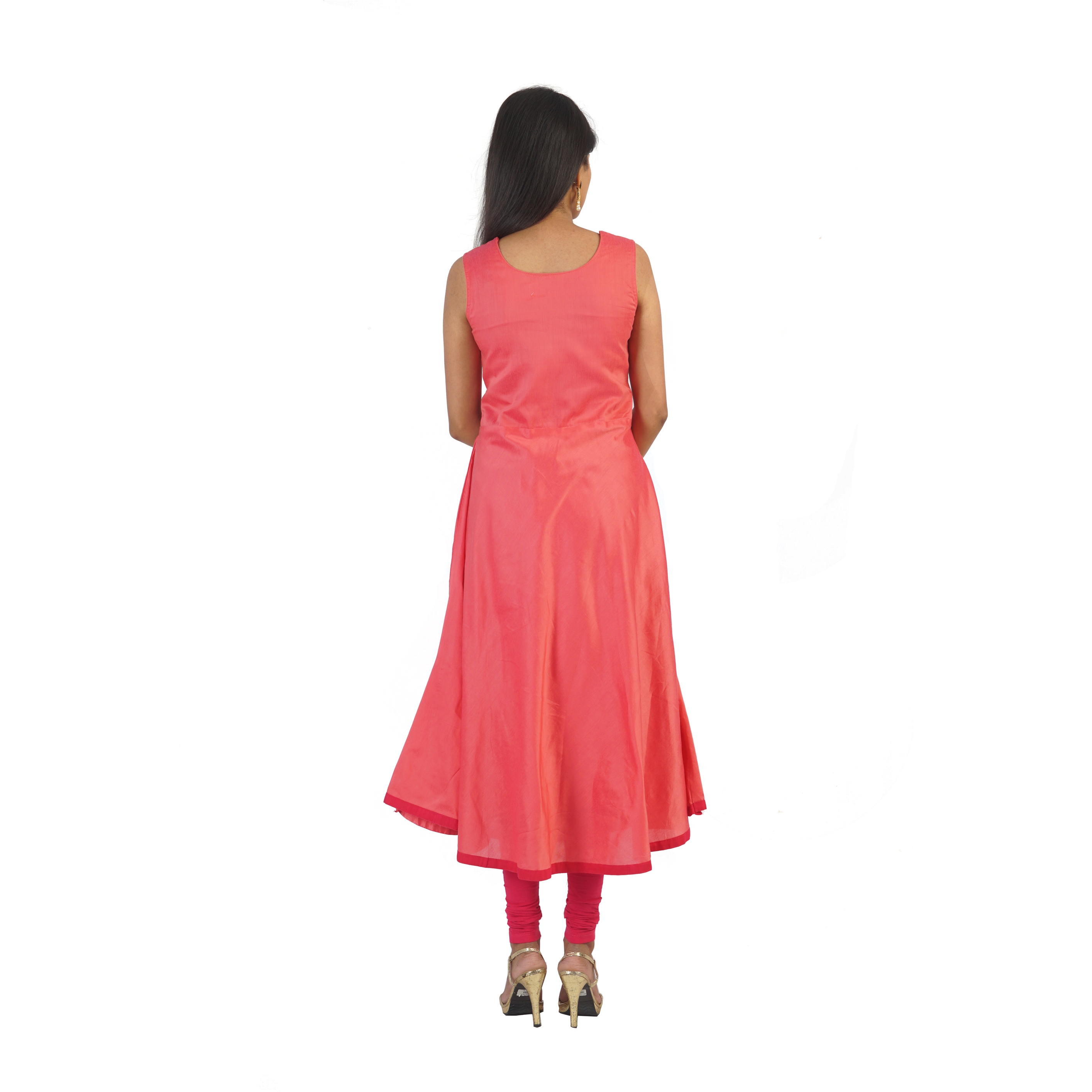 Pink Flamingo Clothing Celestial Pink Two Piece Kurta Dress S (Size: Small)