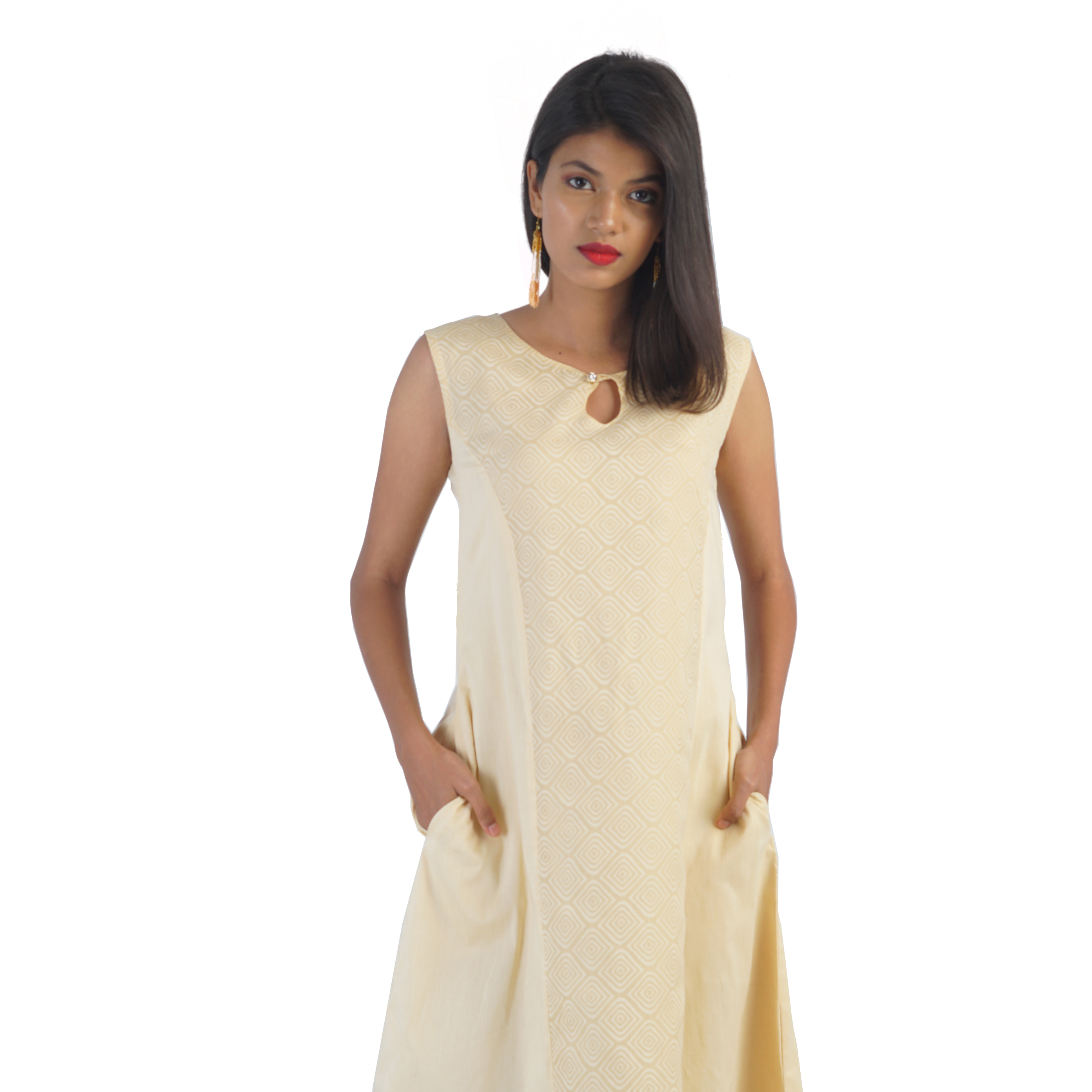 Pink Flamingo Clothing Peach Princess Two Piece Kurta Dress