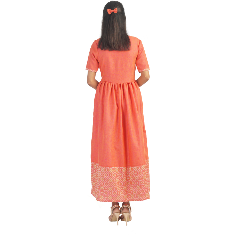 Pink Flamingo Clothing Coral Cleo Maxi Dress XL (Size X-Large)