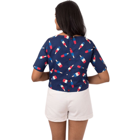 Pink Flamingo Clothing Candy Crop Top