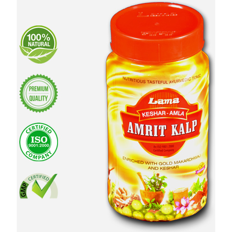 Lama Amrit Kalp (Enriched with Gold and Keshar) - 1 Kg (Size 1 Kg)