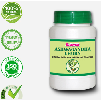 Lama Ashwagandha Churn - 500 Gm (Size 500 Gm)