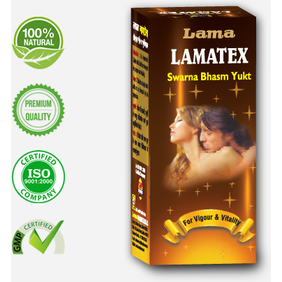 Lama Lamatex (With purified Gold powder) (For  vigour and vitality) - 10 Tablets (Size 10 Tablets)