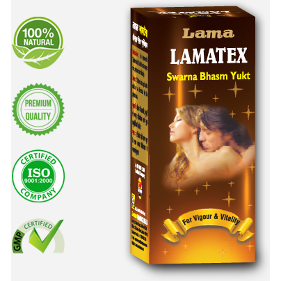 Lama Lamatex (With purified Gold powder) (For  vigour and vitality) - 10 Tablets (Size: 10 Tablets)