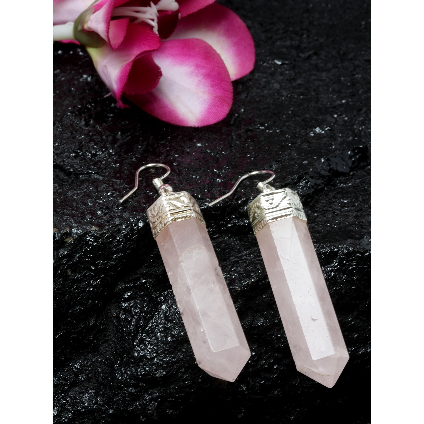 rose quartz drop