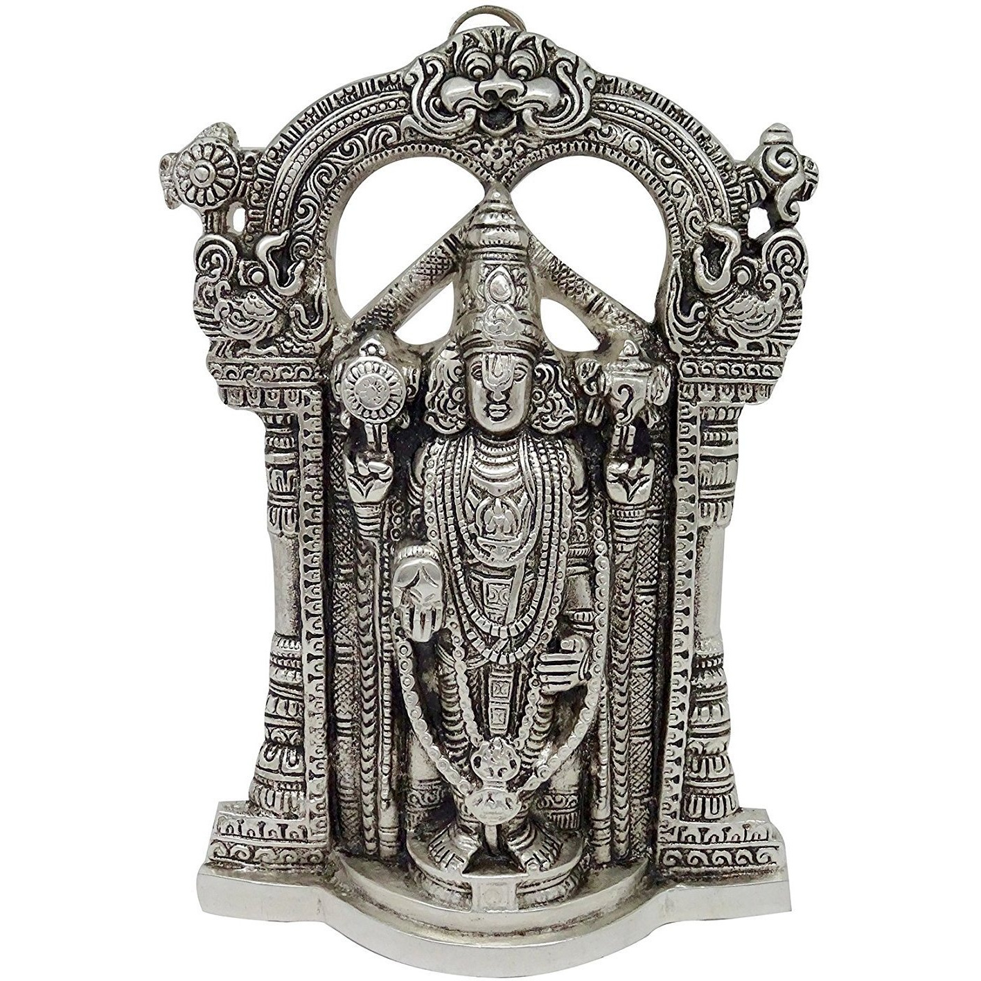 Rajkruti Tirupati Balaji Idol - Venkateshwara Murti - Wall Hanging - Decorative Showpiece