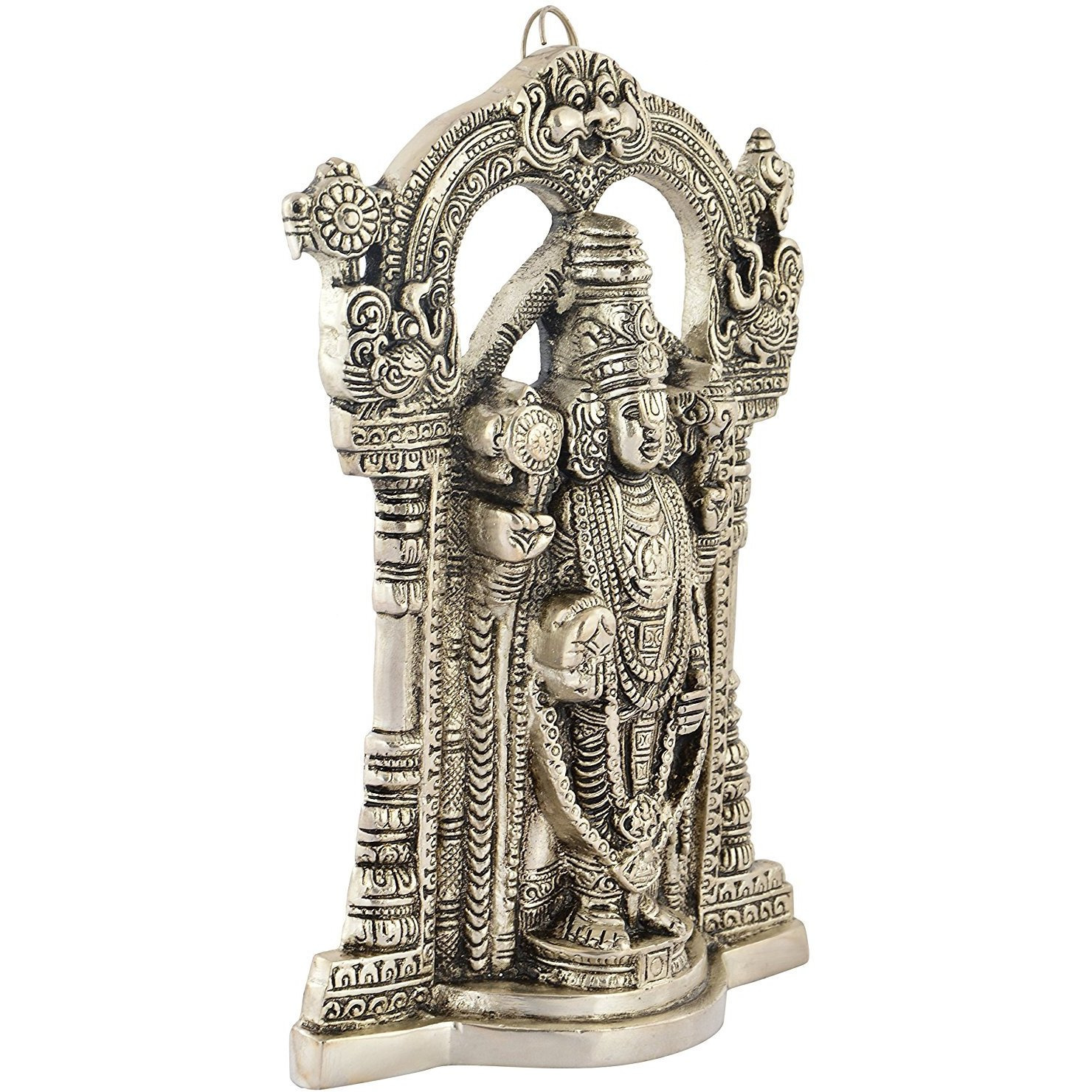 Rajkruti Tirupati Balaji Idol - Venkateshwara Murti - Wall Hanging - Decorative Showpiece