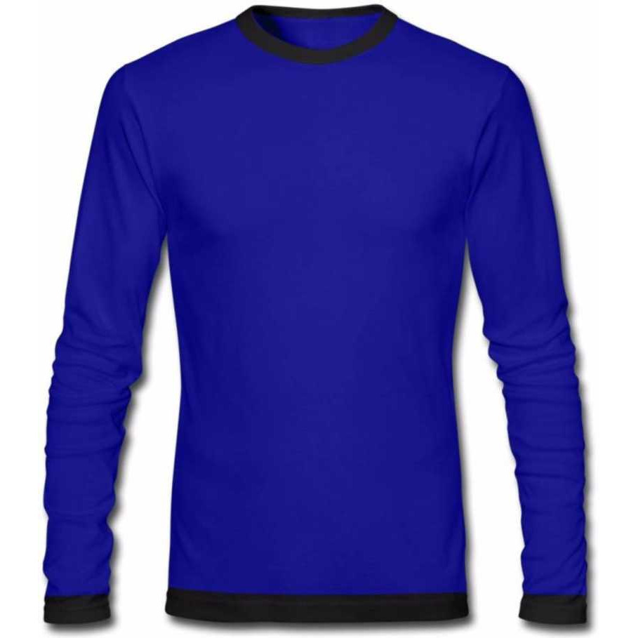 Solid Men Round Neck T-Shirt (Size: M, Color: Blue)