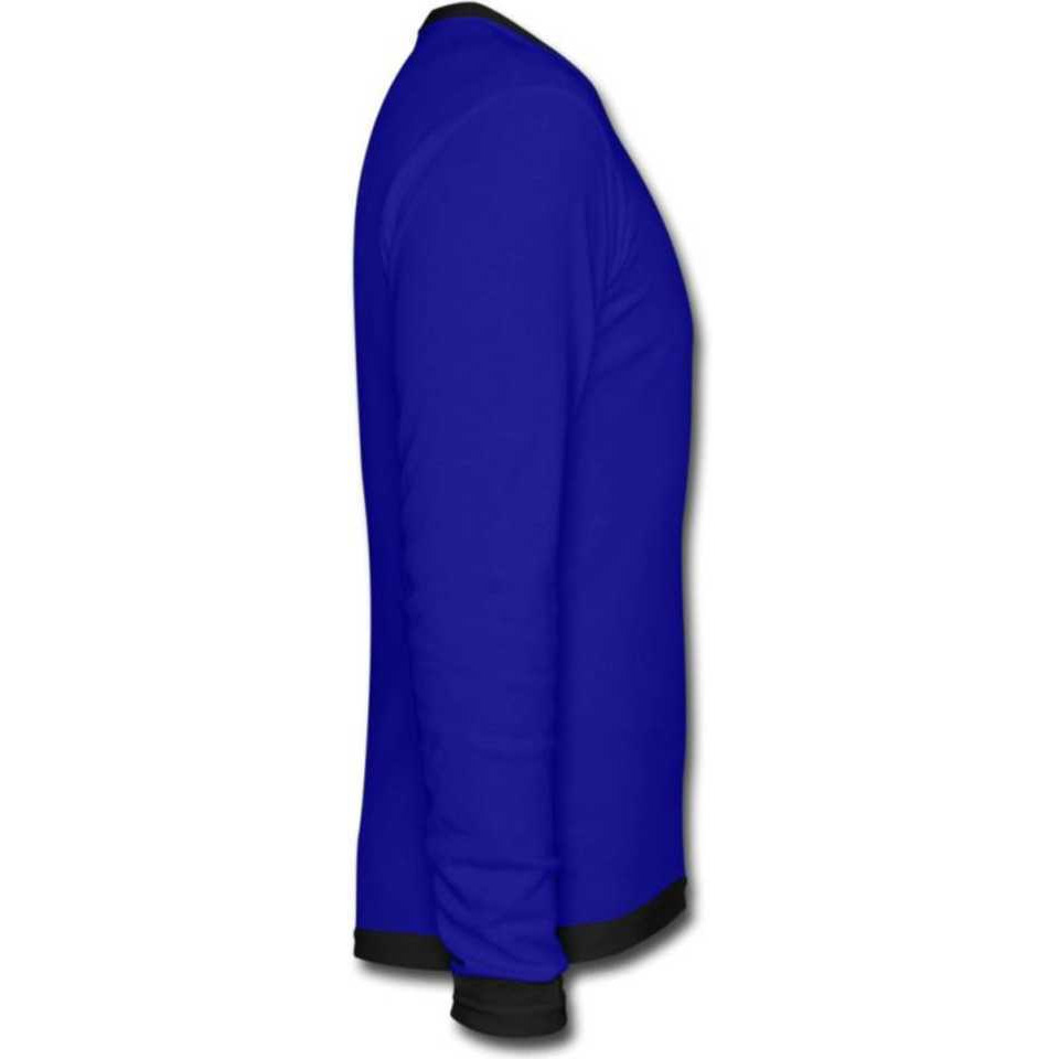 Solid Men Round Neck T-Shirt (Size L, Color Blue)
