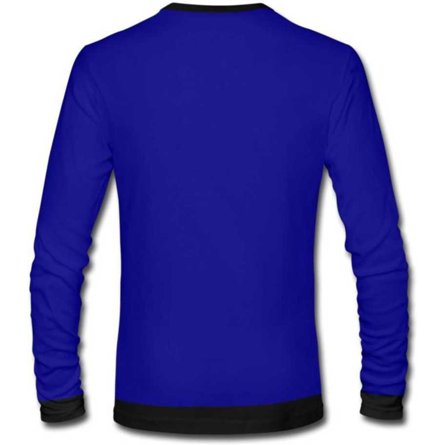 Solid Men Round Neck T-Shirt (Size: XL, Color: Blue)