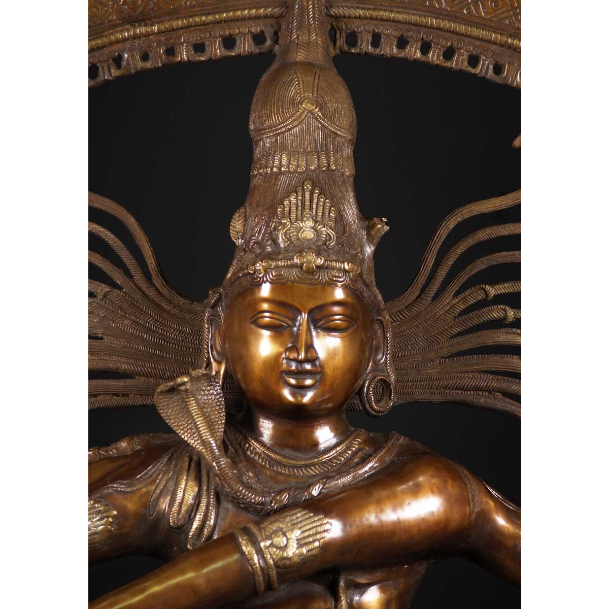 Brass Large Dancing Shiva Nataraja 73 Inches