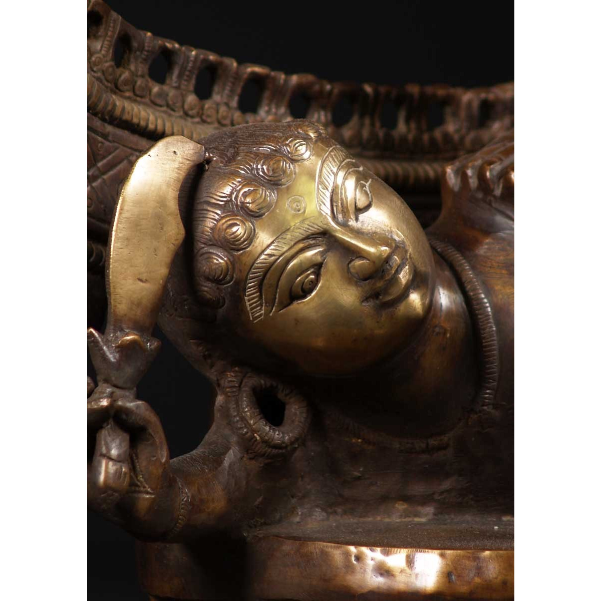 Brass Large Dancing Shiva Nataraja 73 Inches