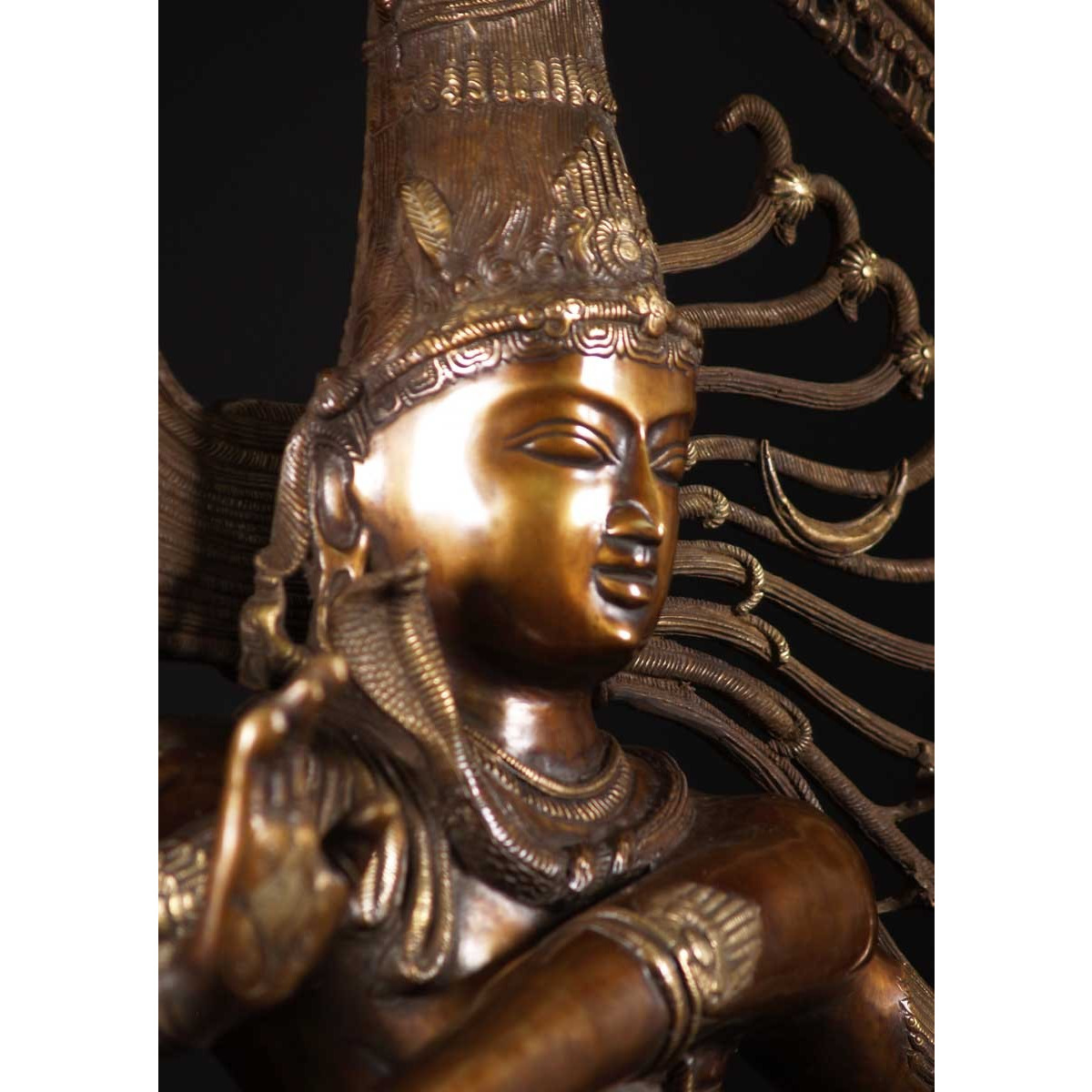 Brass Large Dancing Shiva Nataraja 73 Inches
