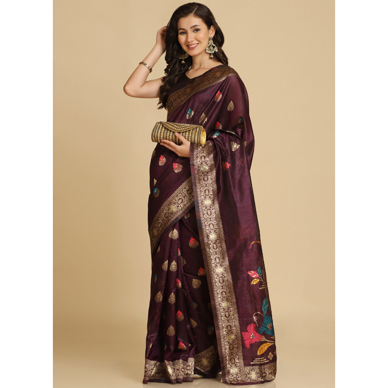 Asisa Kabira Art Silk Woven Party Wear Saree