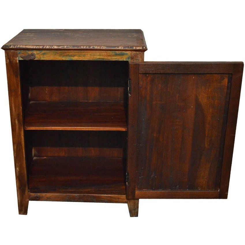 Reclaimed Rustic Night Stand Bedside Storage Cabinet