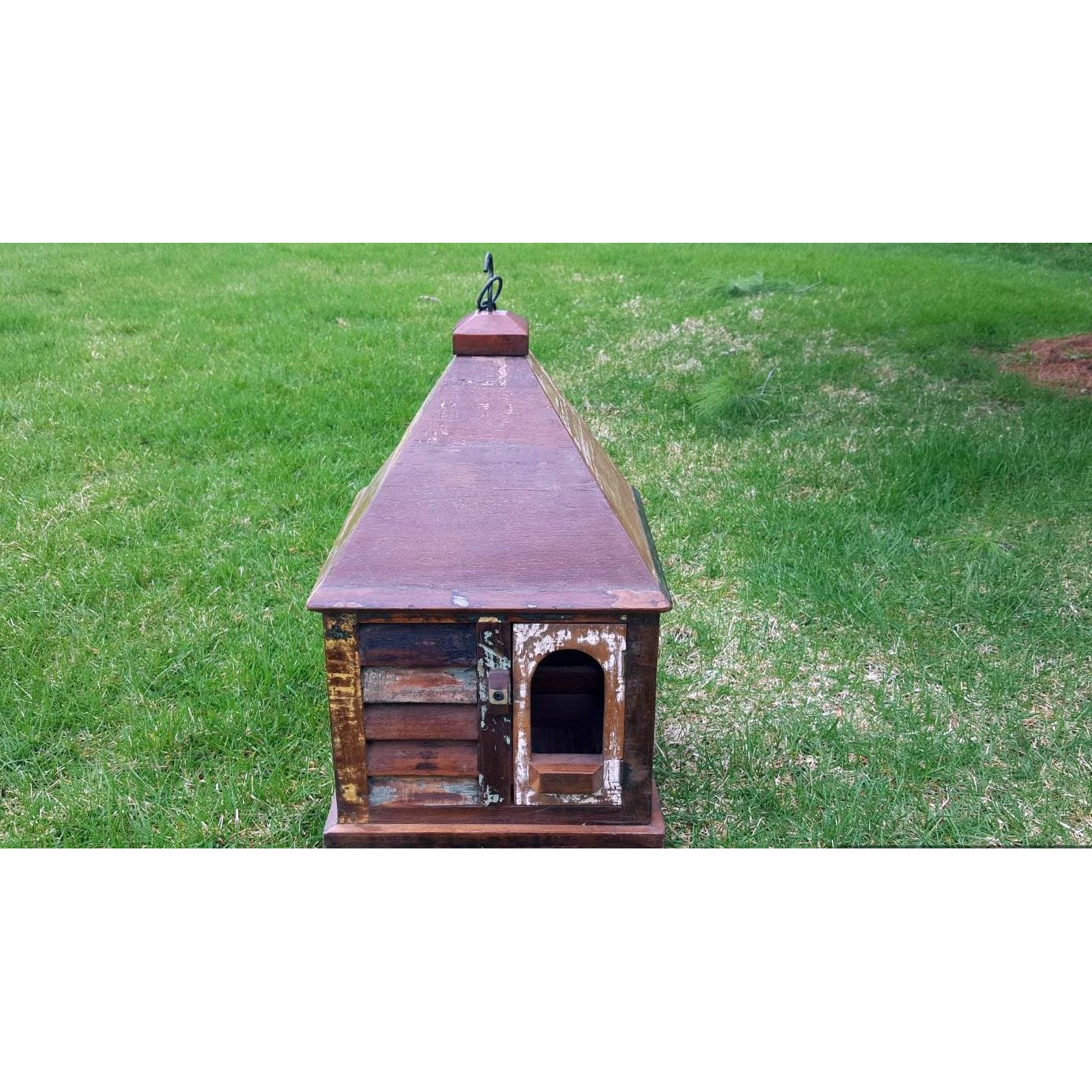 Rustic Log Reclaimed Wood Big Bird House