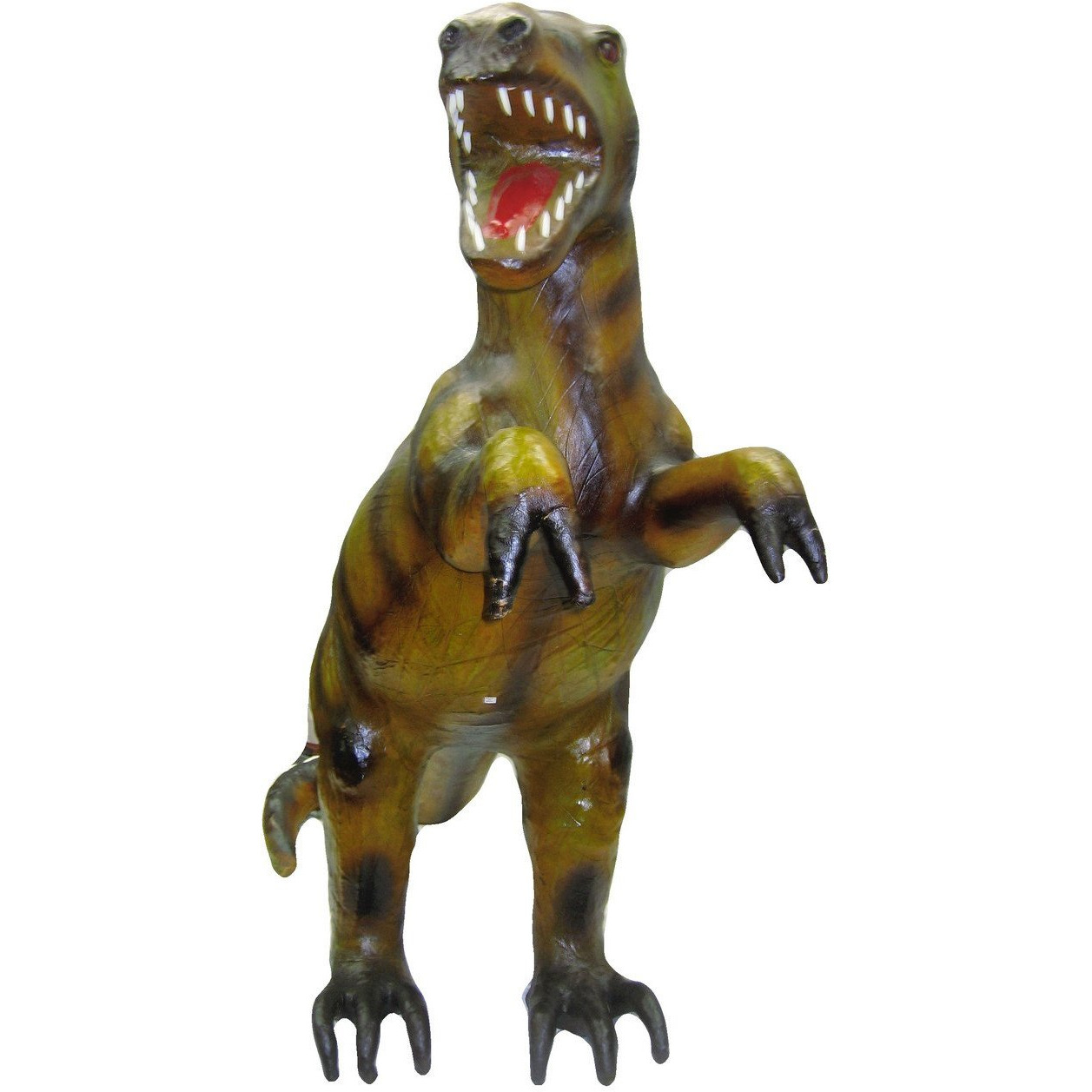 Handmade Paper Mache Big Dianosour Leather Figurine
