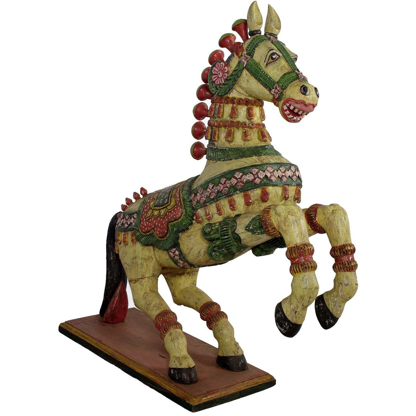 Handmade Wooden Jumping Horse  44