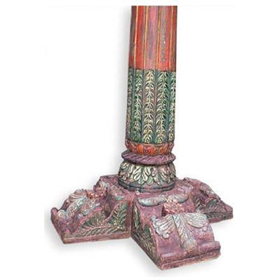 Oversized Hand Made Wooden Carved Bird House - Chabutro