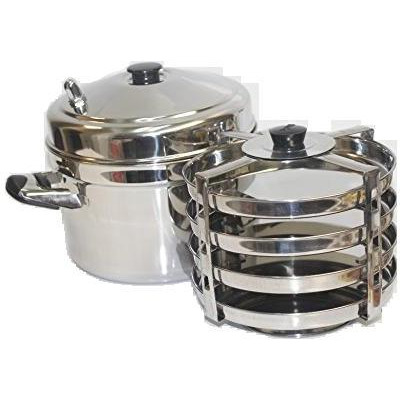Tabakh  Stainless Steel Dhokla Stand With Cooker 3 & 4 Racks (Size: DC-204)