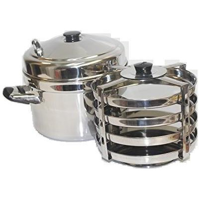 Tabakh  Stainless Steel Dhokla Stand With Cooker 3 and 4 Racks