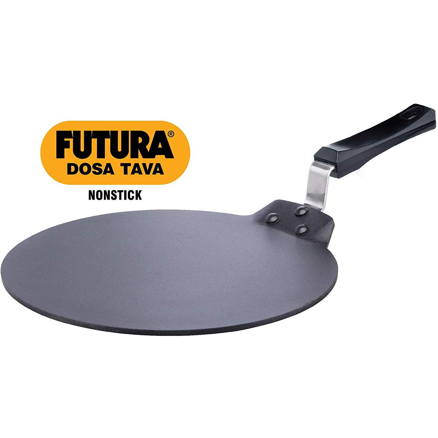 Hawkins/Futura Q41 Nonstick Tava/Griddle, 13-inch, Gray