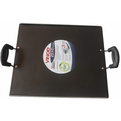 Vinod Pathri Tawa 32 * 38cm, Square, Non-Stick. 4mm Extra Thick.