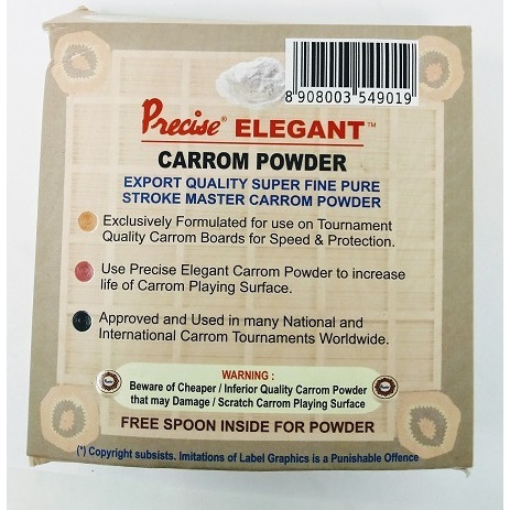 Precise Professional Boric Acid Powder For Carrom Board, 500gm