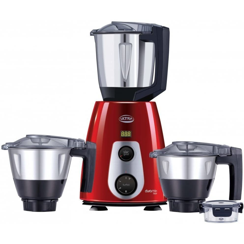 Ultra Duramix 750W 110V Mixer Grinder, Passion Red/Blue (ColorBLUE)