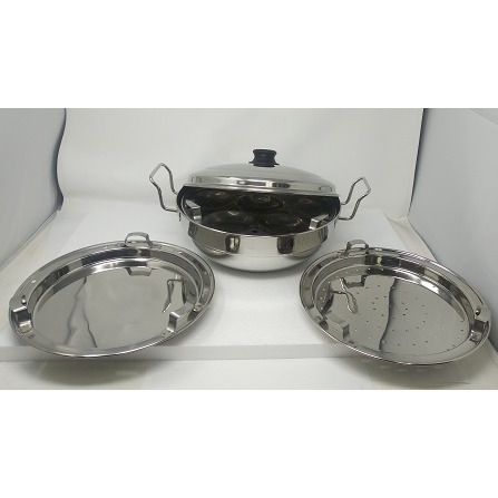 Tabakh Stainless Steel Multi Purpose 28 CM Kadai