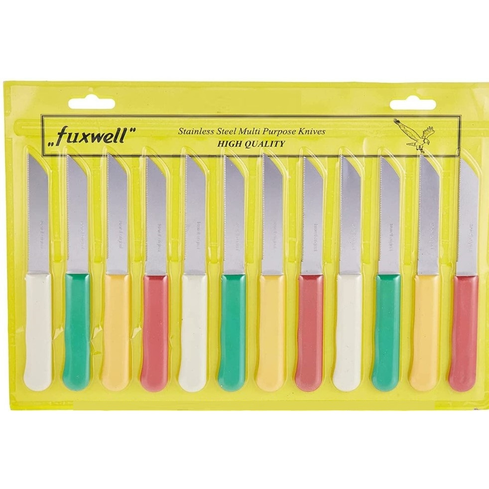 Fuxwell 12-Piece Stainless Steel Knife Set