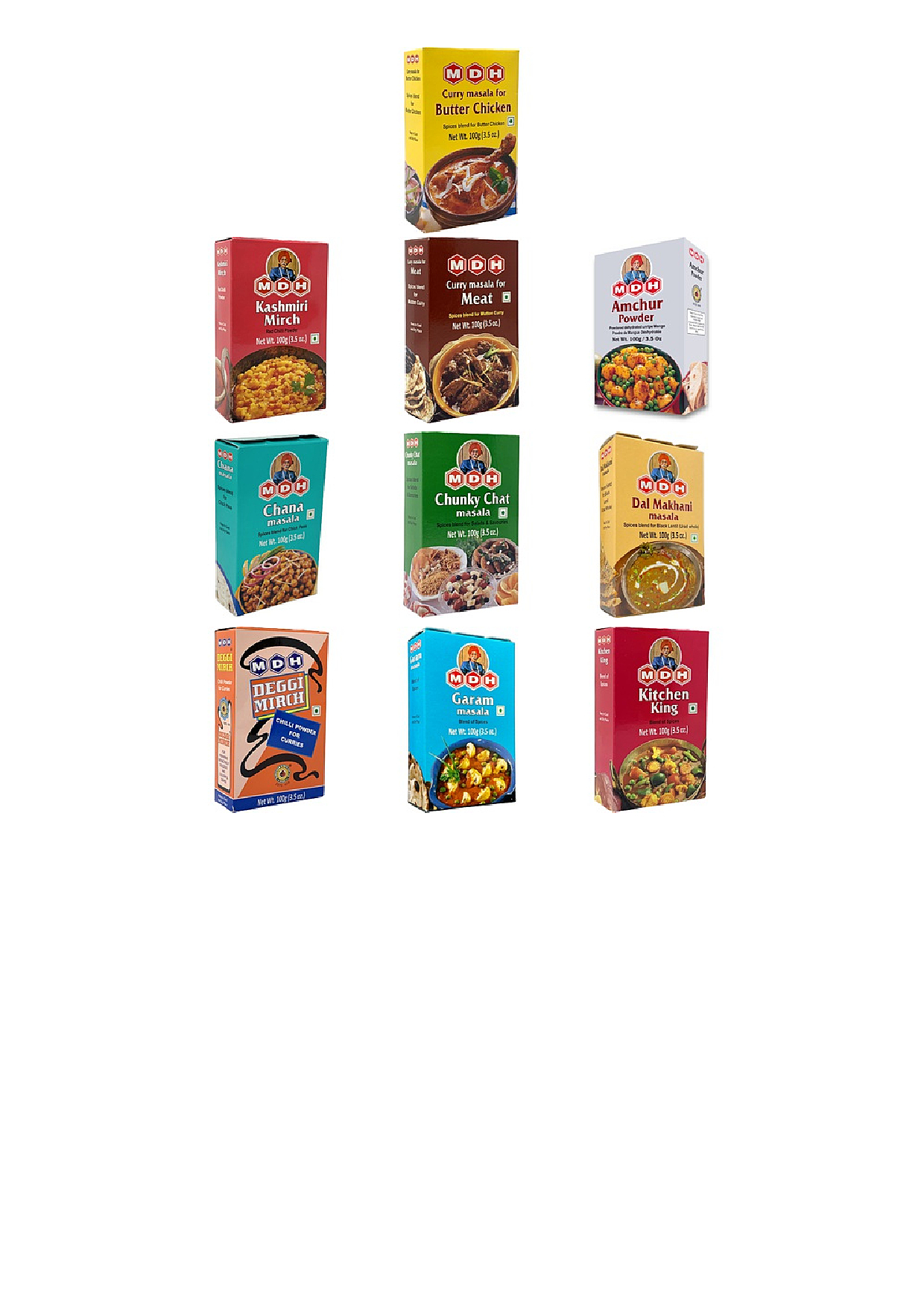 MDH Masala Variety Pack - 10 Items