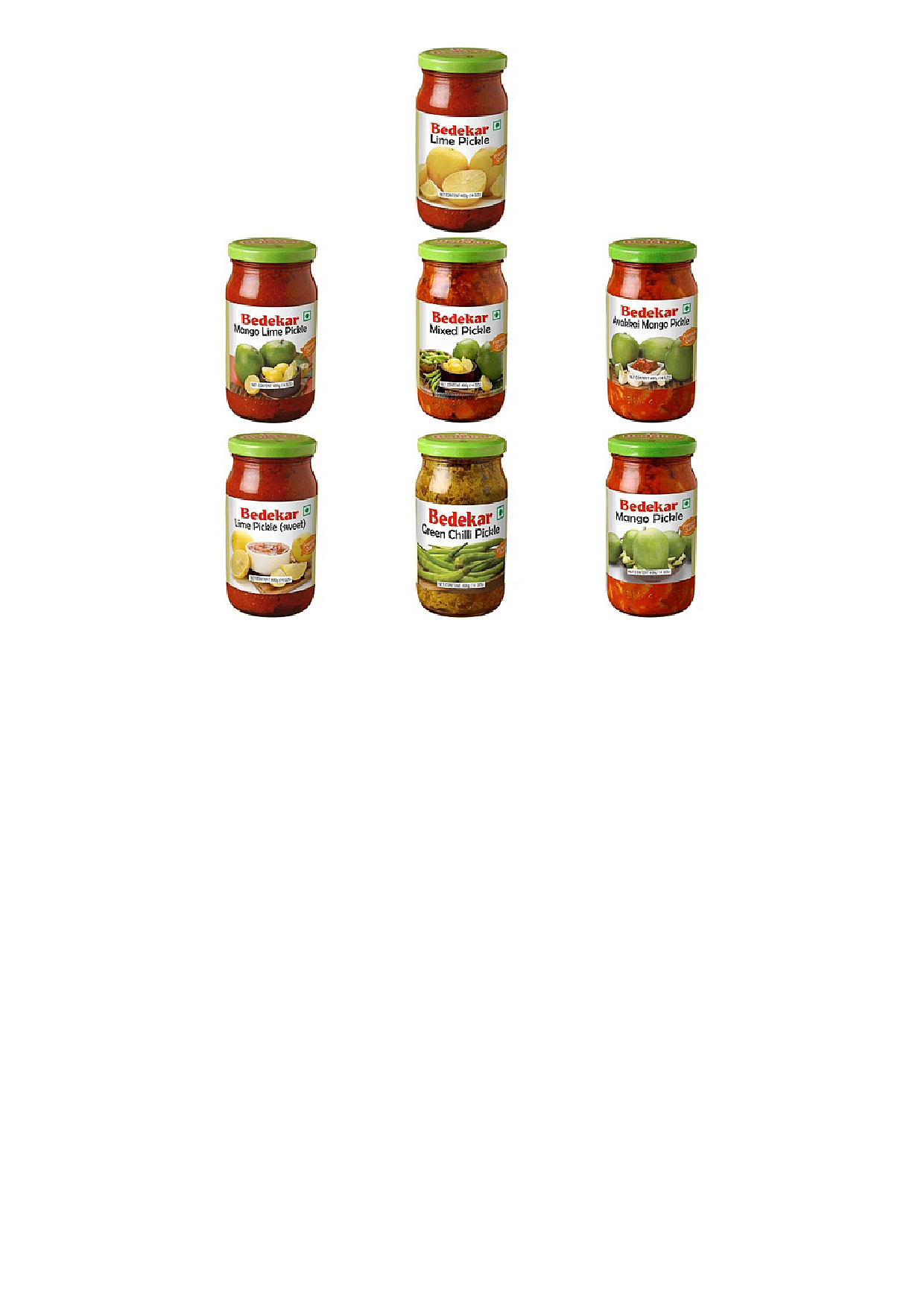 Bedekar Pickle Variety Pack - 6 Items